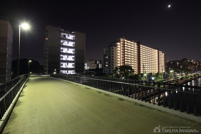 砂島橋の夜景スポット写真（3）