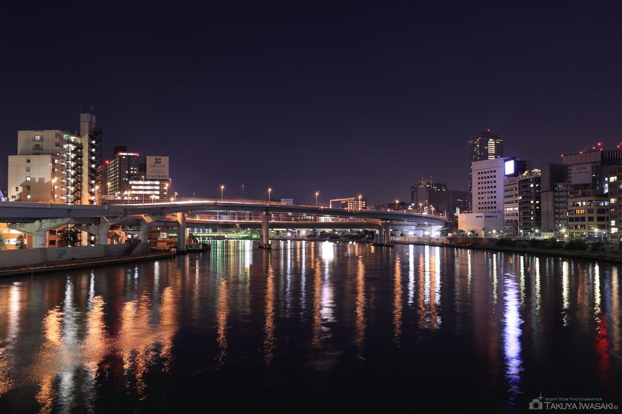 両国橋の夜景スポット写真（3）