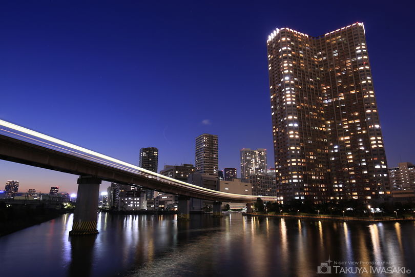 五色橋の夜景スポット写真（1）