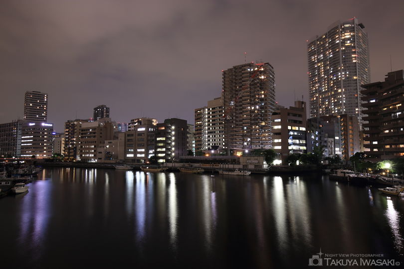 渚橋の夜景スポット写真（1）