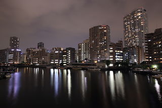 渚橋の夜景スポット写真（1）class=