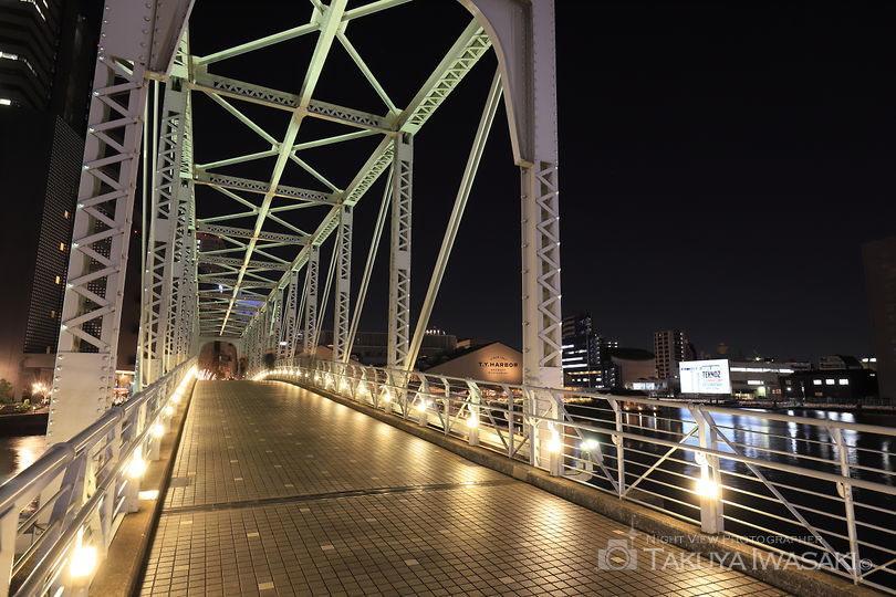 天王洲ふれあい橋の夜景スポット写真（4）
