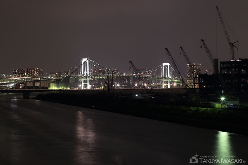 有明北橋の夜景スポット写真（1）