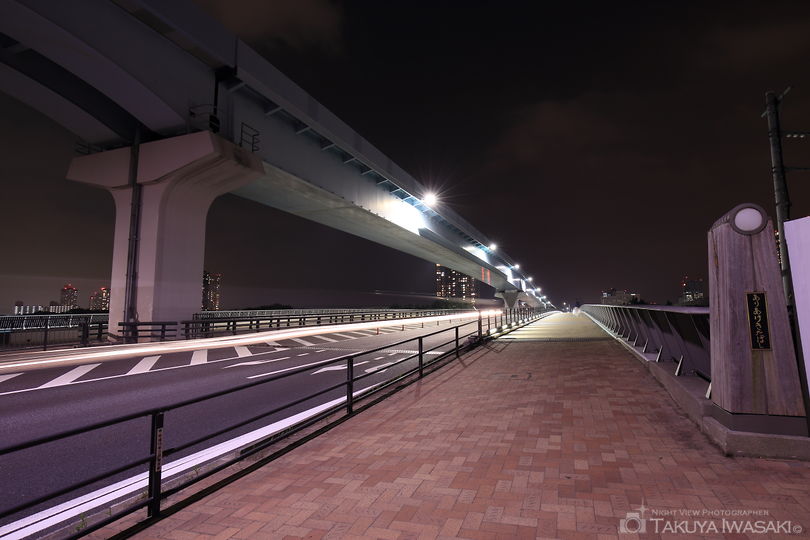 有明北橋の夜景スポット写真（3）