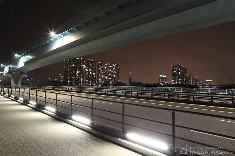 有明北橋の夜景スポット写真（4）