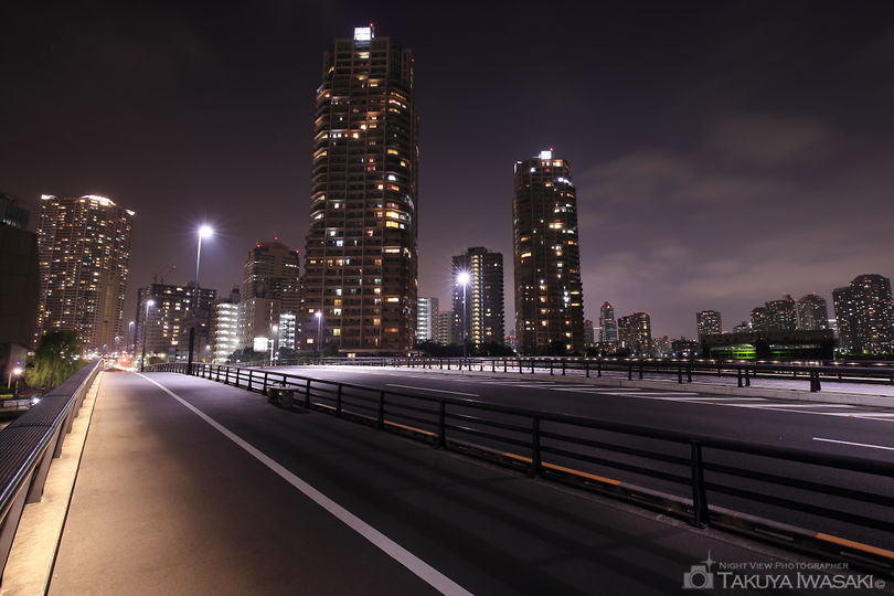 豊洲橋の夜景スポット写真（3）