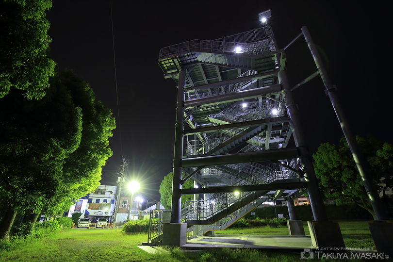 鈴川港公園の夜景スポット写真（4）