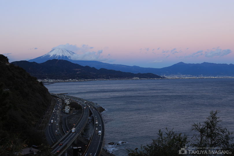 薩捶峠の夜景スポット写真（1）