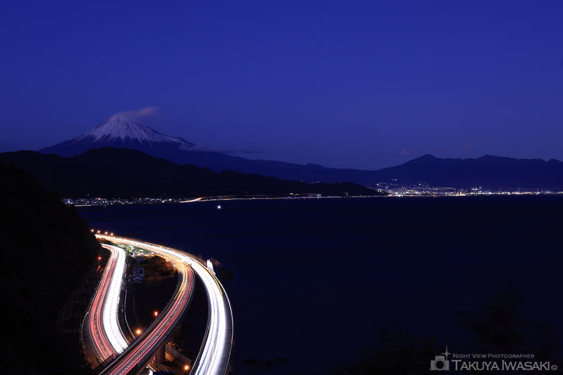 薩捶峠の夜景スポット写真（2）