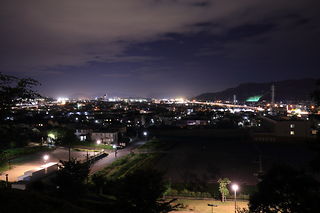 秋葉山公園の夜景スポット写真（1）class=