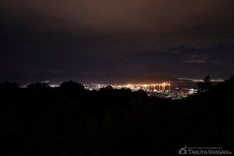 富嶽台の夜景スポット写真（1）