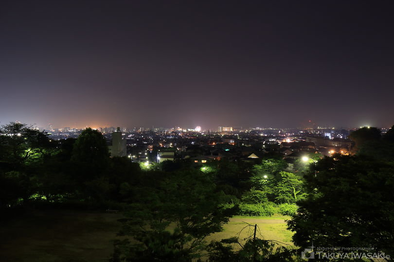 船越堤公園の夜景スポット写真（1）