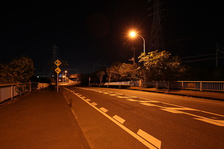 新滝川橋の夜景スポット写真（2）class=