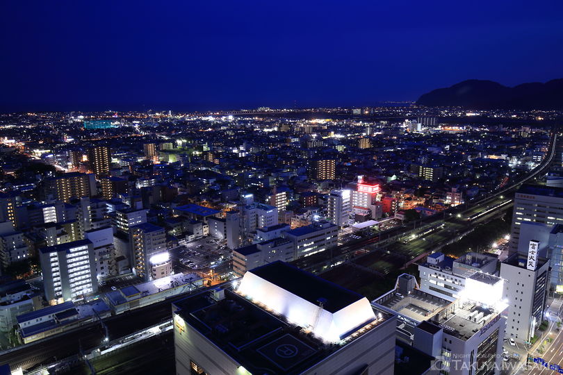 葵タワーの夜景スポット写真（1）