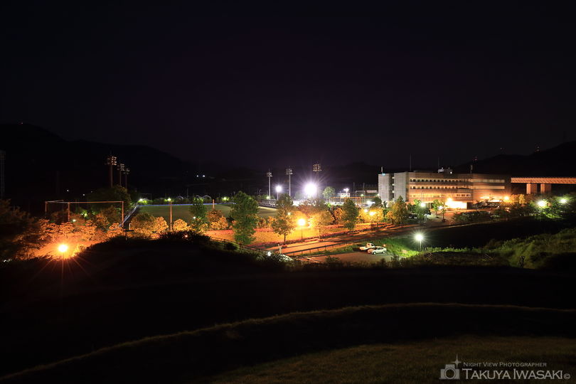 三池平古墳の夜景スポット写真（4）