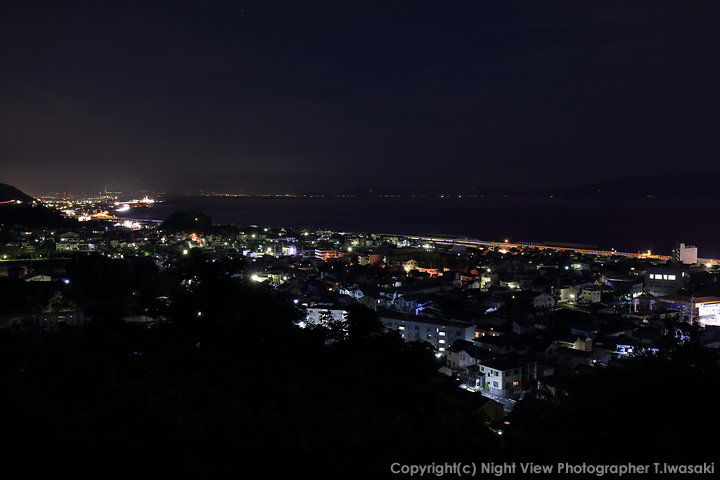 陣笠山公園の夜景スポット写真（1）