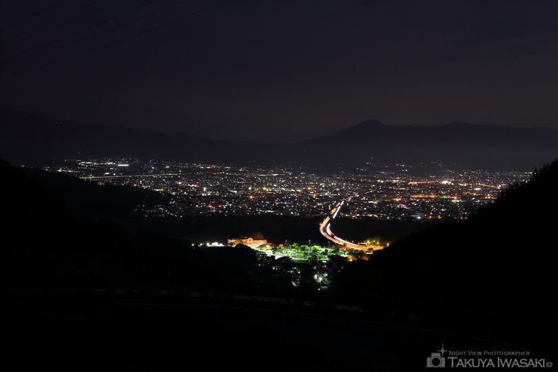 野田山の夜景スポット写真（1）