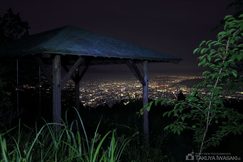野田山健康緑地公園 金丸山広場の夜景スポット写真（3）