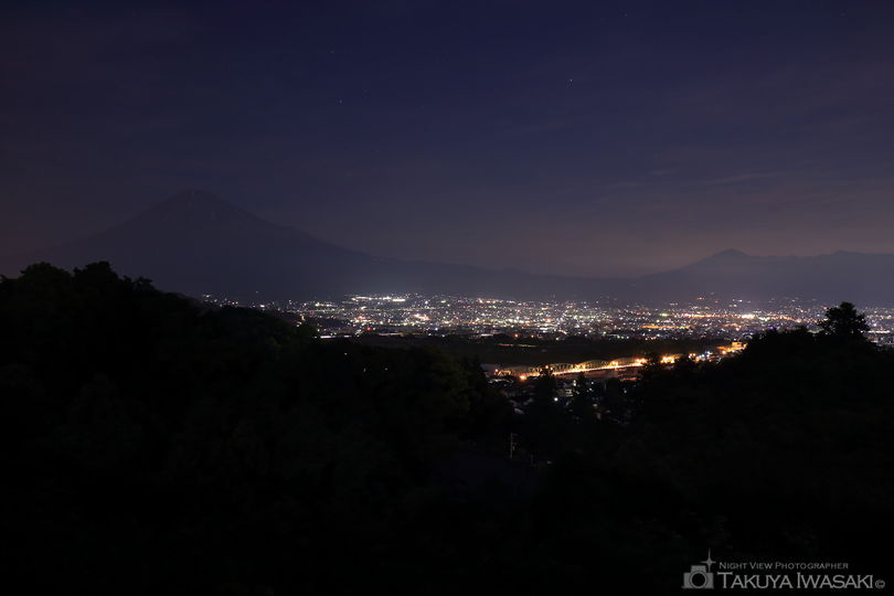 富士川第一公園の夜景スポット写真（1）