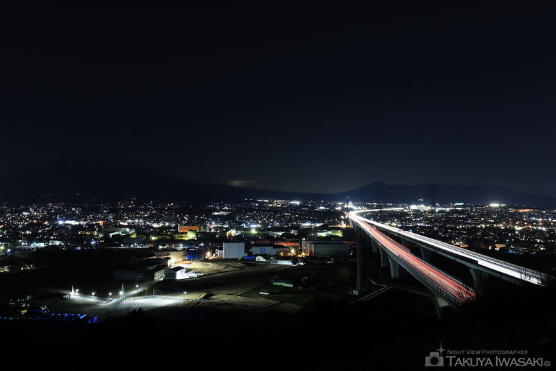 勘助坂の夜景スポット写真（1）