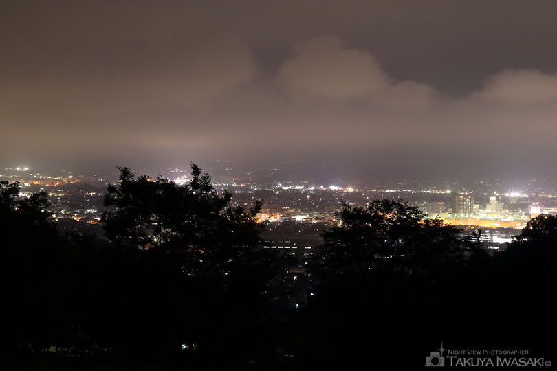 白尾山公園の夜景スポット写真（1）