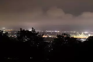 白尾山公園の夜景