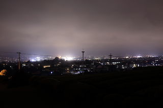 富士宮市内の夜景