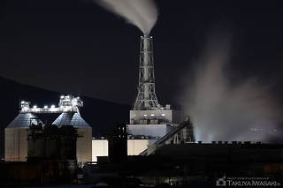 鈴川エネルギーセンターの工場夜景