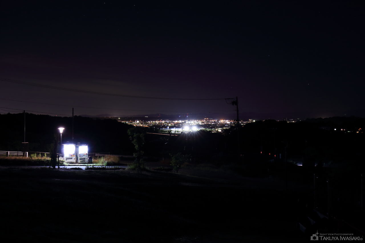 豊沢の丘公園の夜景スポット写真（1）
