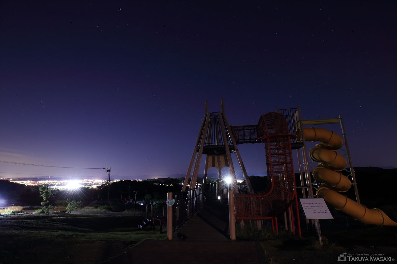 豊沢の丘公園の夜景スポット写真（2）