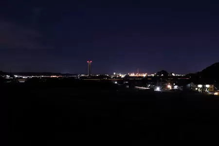 久野城址の夜景