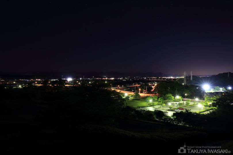 愛野公園の夜景スポット写真（1）