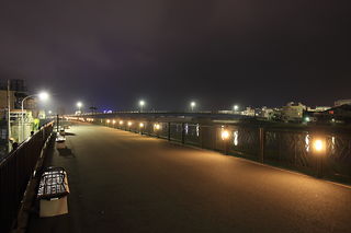狩野川堤の夜景スポット写真（5）class=