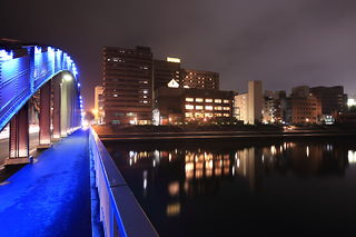 御成橋の夜景スポット写真（2）class=
