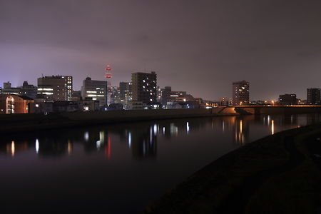 あゆみ橋の夜景スポット写真（2）class=