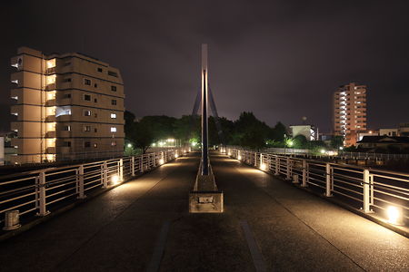 あゆみ橋の夜景スポット写真（4）class=