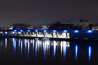 沼津魚市場 INO 展望デッキの夜景スポット写真（1）class=