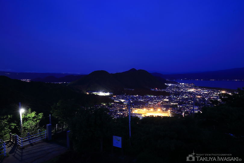 香貫山の夜景スポット写真（2）