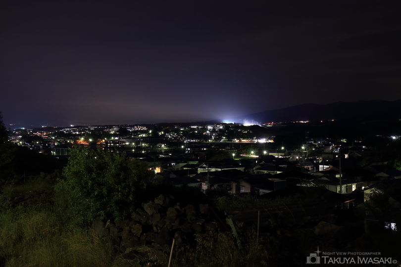 向山16号古墳の夜景スポット写真（1）
