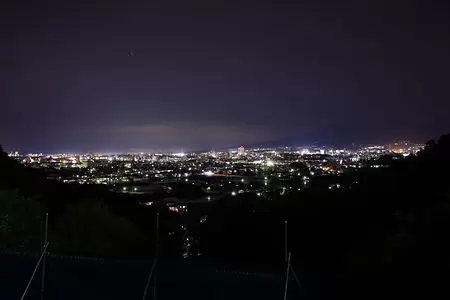 向山古墳群公園 A地区の夜景