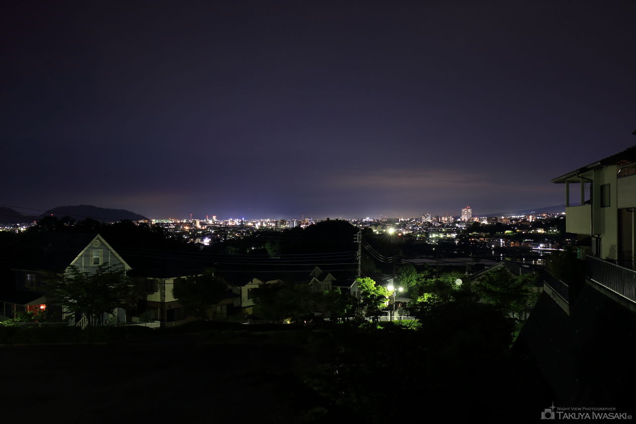 錦が丘公園の夜景スポット写真（1）
