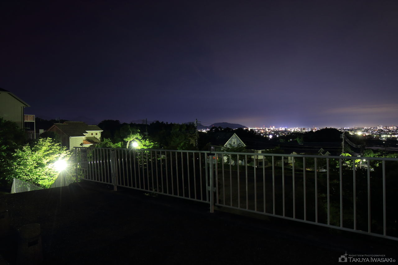 錦が丘公園の夜景スポット写真（2）