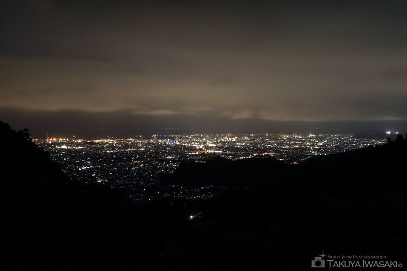 柏尾峠の夜景スポット写真（1）