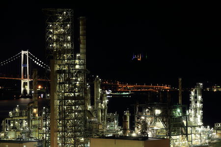 JXエネルギーの工場夜景