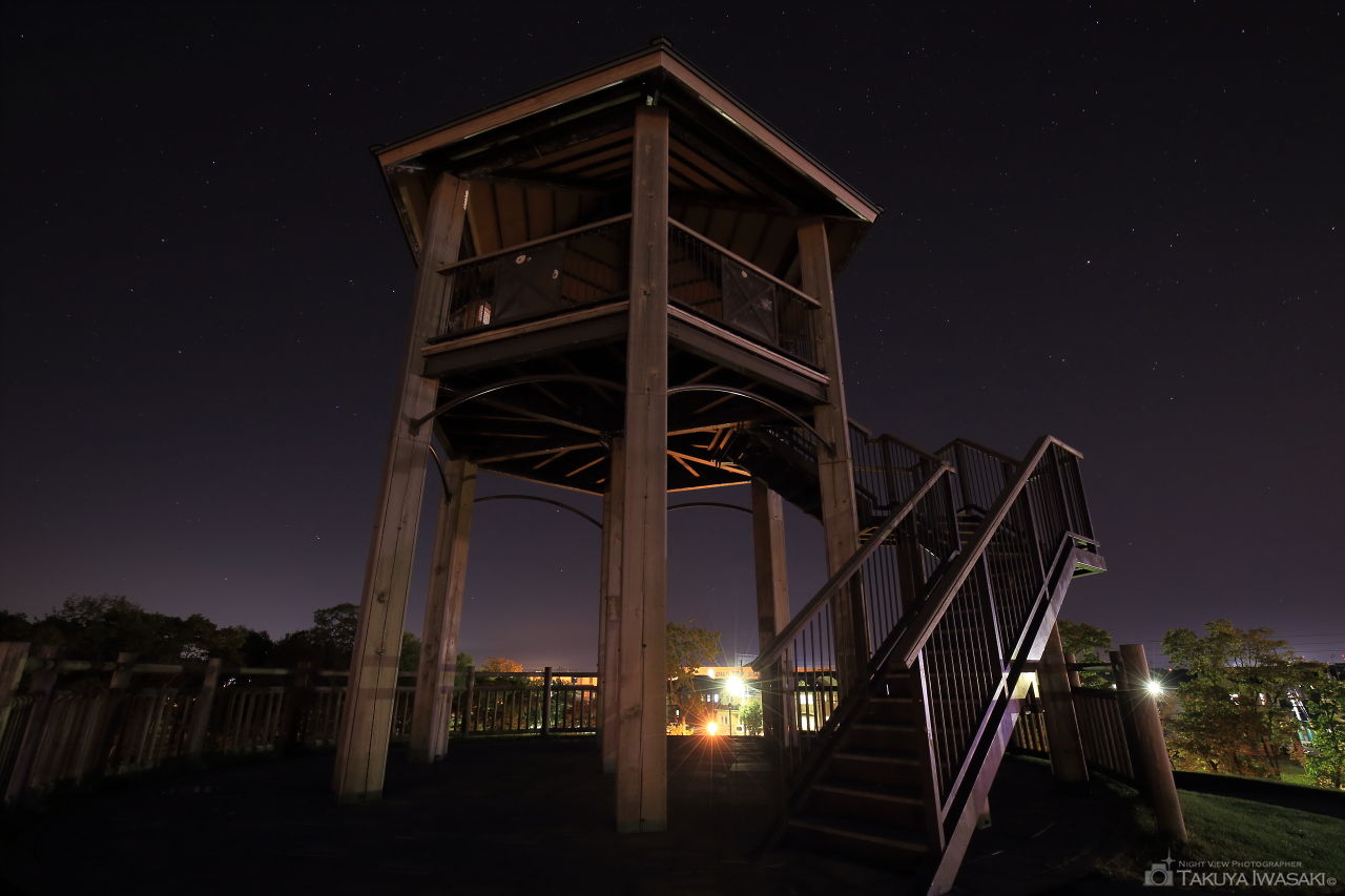 拓勇公園の夜景スポット写真（4）