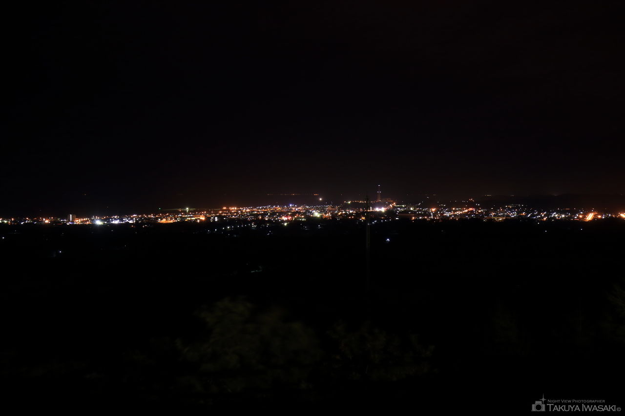 有珠山SA（上り）の夜景スポット写真（1）