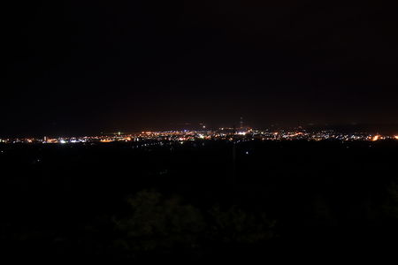 伊達市内の夜景