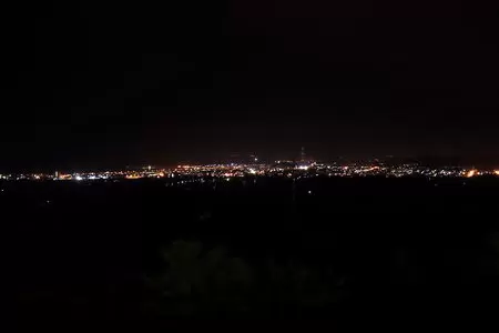 有珠山SA（上り）の夜景