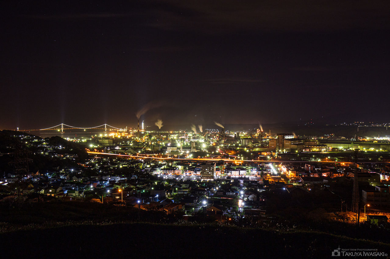 イタンキの丘の夜景スポット写真（1）