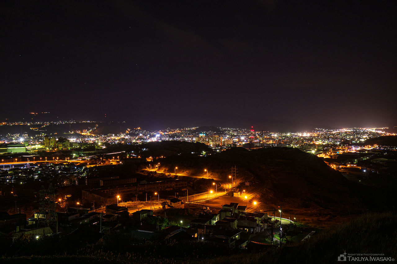 イタンキの丘の夜景スポット写真（2）